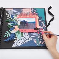 12 x12 Inch Scrapbook Black (PMA 101403) - #587762