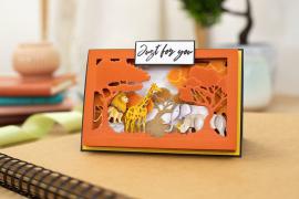 African Savannah Create-a-Card Dies (GEM-MD-CAD-AFSAV) (DISCONTINUED) - #587466