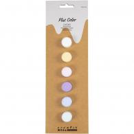 Afwerking CC Plus Color Acrylverf Pastel 6x5ml - Polymeerklei - #594346