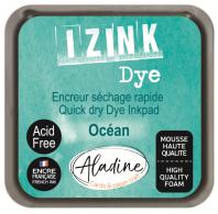Aladine Izink Dye Pigment Inktkussen 5x5 cm Oceaan Turquoise - #591351