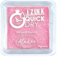 Aladine Izink Quick Dry Pigment Inktkussen 5x5 cm Pastel Roze - #591356