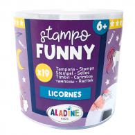Aladine Stempel Set Stampo Funny Unicorns 19 stuks - #593576