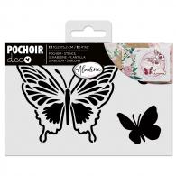 Aladine Stencil Vlinder 10 x 15 cm - #594149