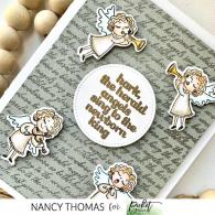 Angels Sing to Newborn King 4x4 Inch Metal Dies (C-133D) (OUTLET) - #587236