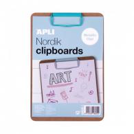 Apli Klembord Hout A5 Blauw - #599561