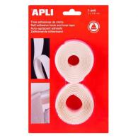 Apli Klittenband Wit - b:2 cm - l: 2 x 100 cm - #599573
