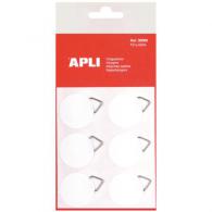 Apli Schilderijhangers Wit 12 stuk - #599569