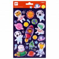 Apli Stickers Ruimte Dieren 23 stuk - #599497