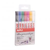 Apli Ultra Permanente Pen - Extra Fijn - 7 kleuren - #599551