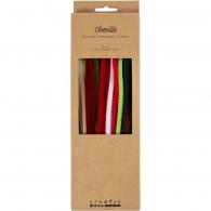 CC Chenilledraad Kerst 30 cm x 6 mm 25 stuk - #594357