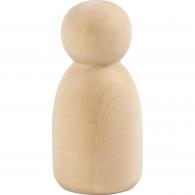 CC Houten Figuur Ovaal 6 cm 5 stuks - #603006