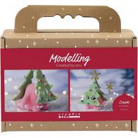CC Mini Hobbyset Boetseren Kerstboommonster Diverse Kleuren - #594620