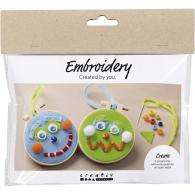 CC Mini Hobbyset Borduren Gezichtjes - #594440