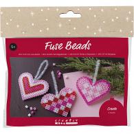 CC Mini Hobbyset Decoratie Kerstkaarten met Harten - #593611