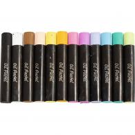 CC Oliepastels Pastelkleuren 12 stuks - #603195