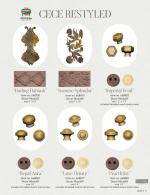 Cece Luxe Ornate 1.5x1.3 Inch Knob Mould (668877) (DISCONTINUED) - #585947