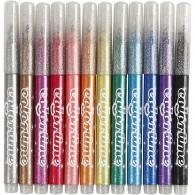 Colortime Glitterstiften Set 12 stuks - #595733