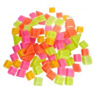 Colourful Mosaics - Soft Glas Polygonal Helder Mix Glow in the Dark 100 gr - #594859