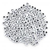 Cousin DIY - Alfabet Letterkralen 6 mm Zwart 160 stuks - #595100