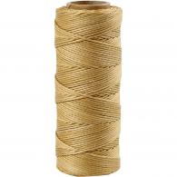 Creativ Company - CC Bamboekoord 1 mm Goud 65 m | GoedkoopsteHobby - #591656
