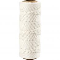 Creativ Company - CC Bamboekoord 1 mm Wit 65 m | GoedkoopsteHobby - #591648