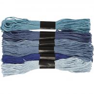 Creativ Company - CC Borduurgaren 1 mm Blauw 6 stuks | GoedkoopsteHobby - #592627