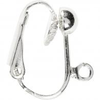Creativ Company - CC Clip-on oorbellen 16,5 mm Zilver 6 stuks - #591227