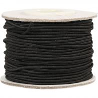 Creativ Company - CC Elastiek Koord 1 mm 25 m Zwart | GoedkoopsteHobby - #589720