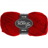 Creativ Company - CC Fantasia Acrylgaren 50gr Rood | GoedkoopsteHobby - #592356