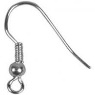 Creativ Company - CC Franse Oorbelhaak 18 mm Zilver 10 stuks - #591202