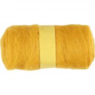 Creativ Company - CC Gekaarde Wol 100gr Geel | GoedkoopsteHobby - #592278