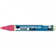 Creativ Company - CC Glas- en Porseleinstift Dekkend Roze - #591795