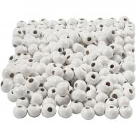 Creativ Company - CC Houten Kralen 5 mm Wit 150 stuks - #590959