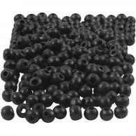 Creativ Company - CC Houten Kralen 5 mm Zwart 150 stuks - #591171