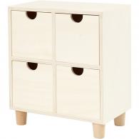 Creativ Company - CC Houten Ladenkast 23x20x11,5 cm - #590534