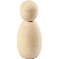 Creativ Company - CC Houten Lijf Klein 6 cm 5 stuks - #590682