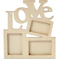 Creativ Company - CC Houten Lijst Love 19,7x16 cm - #589719
