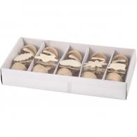 Creativ Company - CC Houten Memoclip Bloemen set 10 stuks 10x5 cm - #590210