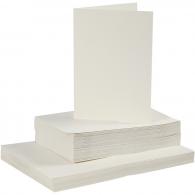 Creativ Company - CC Kaarten &amp; Enveloppen Off-white 10,5x15 cm 50 sets - #590397