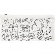 Creativ Company - CC Katoenen Etui Wow 23 cm Wit - #592924