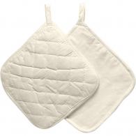 Creativ Company - CC Katoenen Pannenlappen Set 20x20 cm Naturel 4 stuks - #592912