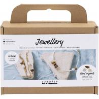 Creativ Company - CC Mini Hobbyset Sieraden Kristal Ketting en Oorbellen - #593516