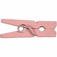 Creativ Company - CC Mini Wasknijpers 3x25 mm Roze 36 stuks - #589863