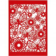 Creativ Company - CC Patroon Karton 10,5x15 cm Rood 10 stuks - #591298