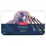 Derwent Coloursoft Potloden 36 Stuk - #594467