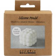 Gereedschap CC Siliconen Mal Vierkant met Bubbel 5x6 cm - Boetseerklei - #593660