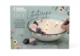 Graine Creative - GC DIY Kit Edelstenen Therapie Kaars XXL - #595042