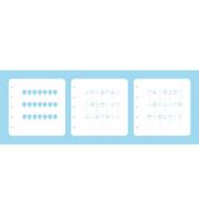 Layered combi stencil sets, (set of 3) Party-1: balloons - #551405
