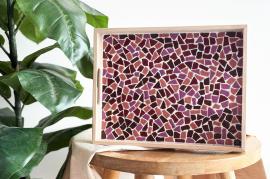 LC DIY Pakket Mozaïek Dienblad - Oud Roze - #599299