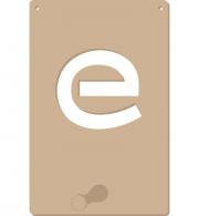 MDF alfabet kapstok E 130x200x9mm - #544432